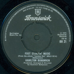 Hamilton Bohannon Foot Stompin' Music USED VINYL 7INCH 45 RPM SINGLE STEREO