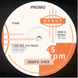 Yunie I Can See For Miles VINYL 12" USED