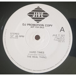 The Real Thing Hard Times Vinyl 12" USED
