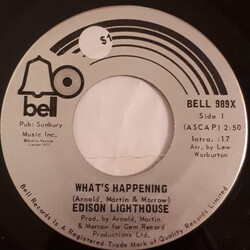 Edison Lighthouse What's Happening USED VINYL 7INCH 45 RPM SINGLE
