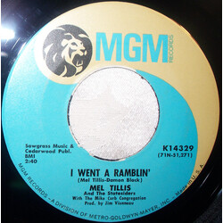 Mel Tillis I Went A Ramblin' / Untouched USED VINYL 7INCH 45 RPM
