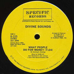 Divine Sounds What People Do For Money VINYL 12" USED