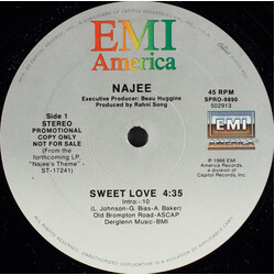 Najee Sweet Love USED VINYL 12INCH 45 RPM PROMO