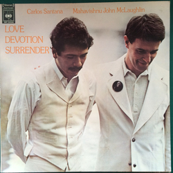 Carlos Santana / John McLaughlin Love, Devotion, Surrender Vinyl LP USED