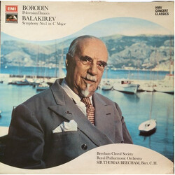 Sir Thomas Beecham / Alexander Borodin / Mily Balakirev Polovtsian Dances / Symphony No.1 In C Major Vinyl LP USED