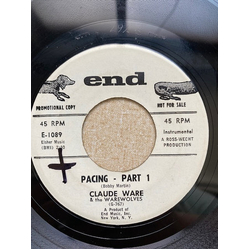 Claude Ware & The Warewolves Pacing Vinyl 7" USED