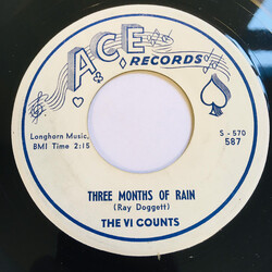 The Vi Counts Three Months Of Rain USED VINYL 7INCH 45 RPM
