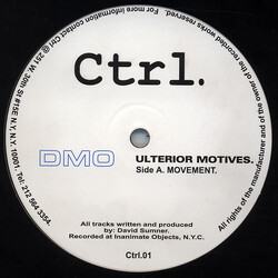 DMO (3) Ulterior Motives USED VINYL 12INCH 33 S RPM