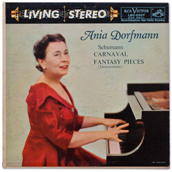 Ania Dorfmann / Robert Schumann Carnaval Op. 9 / Fantasy Pieces Vinyl LP USED