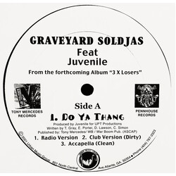 Graveyard Soldjas / Juvenile (2) Do Ya Thang USED VINYL 12INCH SINGLE PROMO
