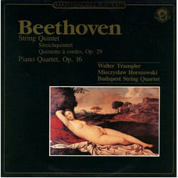 Ludwig van Beethoven / Walter Trampler / Mieczyslaw Horszowski / Budapest String Quartet String Quintet Streichquintett Quintet À Cordes, Op. 29 Piano