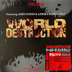 Time Zone / John Lydon / Afrika Bambaataa World Destruction VINYL 12" USED