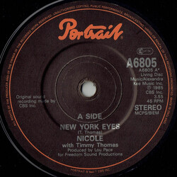 Nicole J McCloud / Timmy Thomas New York Eyes USED VINYL 7INCH 45 RPM SINGLE STEREO