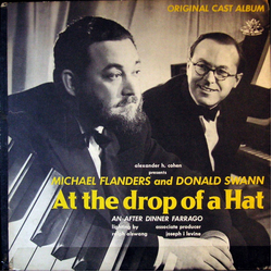Flanders & Swann At The Drop Of A Hat - An After Dinner Farrago Vinyl LP USED