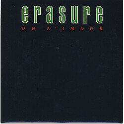 Erasure Oh L'Amour USED VINYL 7INCH 45 RPM SINGLE REPRESS