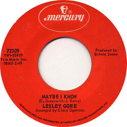 Lesley Gore Maybe I Know Vinyl 7" USED