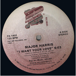 Major Harris I Want Your Love VINYL 12" USED