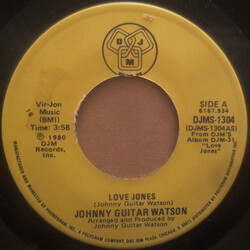 Johnny Guitar Watson Love Jones / Asante Sana USED VINYL 7INCH 45 RPM SINGLE