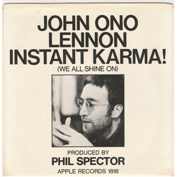 John Lennon / The Plastic Ono Band Instant Karma (We All Shine On) USED VINYL 7INCH 45 RPM SINGLE