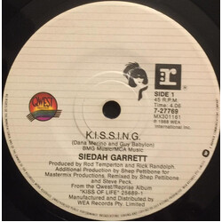 Siedah Garrett K.I.S.S.I.N.G. USED VINYL 7INCH SINGLE 45 RPM