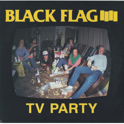 Black Flag TV Party USED VINYL 7INCH 45 RPM SINGLE REISSUE REPRESS