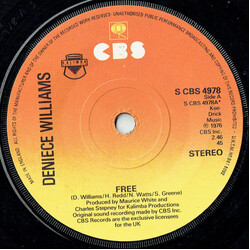 Deniece Williams Free USED VINYL 7INCH 45 RPM SINGLE