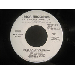East Coast Offering La La Means I Love You USED VINYL 7INCH 45 RPM PROMO STEREO