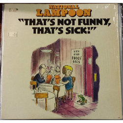 National Lampoon That's Not Funny, That's Sick! Vinyl LP USED