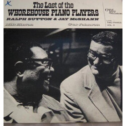 Ralph Sutton (2) / Jay McShann The Last Of The Whorehouse Piano Players (Two Pianos Vol. II) Vinyl LP USED