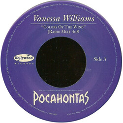 Vanessa Williams Colors Of The Wind USED VINYL 7INCH 45 RPM