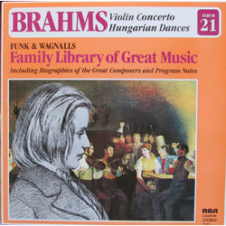 Johannes Brahms Violin Concerto / Hungarian Dances Vinyl LP USED