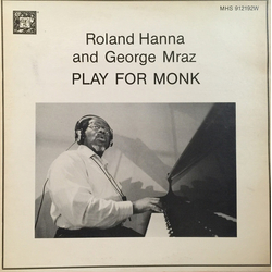 Roland Hanna / George Mraz Play For Monk Vinyl LP USED