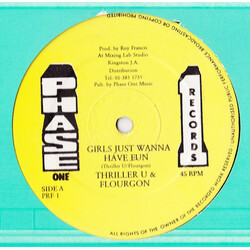 Thriller U / Flourgon Girls Just Wanna Have Fun Vinyl 12" USED