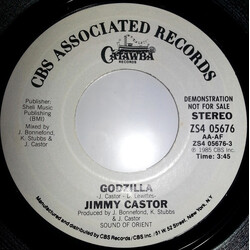 Jimmy Castor Godzilla USED VINYL 45 RPM PROMO 7INCH