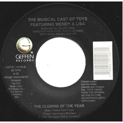 The Musical Cast Of Toys / Wendy & Lisa The Closing Of The Year (Main Theme From Toys) USED VINYL 7INCH SINGLE