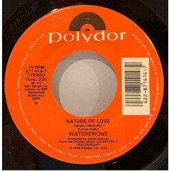 Waterfront (2) Nature Of Love USED VINYL 7INCH SINGLE
