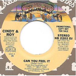 Cindy & Roy Can You Feel It Vinyl 7" USED