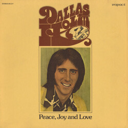 Dallas Holm Peace, Joy And Love Vinyl LP USED