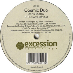 Cosmic Duo Nu Energy USED VINYL 12INCH