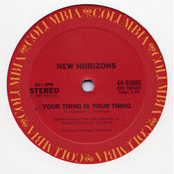 New Horizons (3) Your Thing Is Your Thing VINYL 12" USED