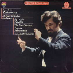 Pinchas Zukerman / The Saint Paul Chamber Orchestra / Antonio Vivaldi The Four Seasons - Die Vier Jahreszeiten - Les Quatre Saisons Vinyl LP USED