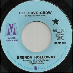 Brenda Holloway Let Love Grow Vinyl 7" USED