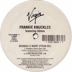 Frankie Knuckles / Adeva Whadda U Want (From Me) VINYL 12" USED