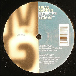 Brian Harden Instinctive State Of... (Remixes) USED VINYL 12INCH 33 S RPM