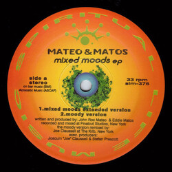 Mateo & Matos Mixed Moods EP VINYL 12" USED