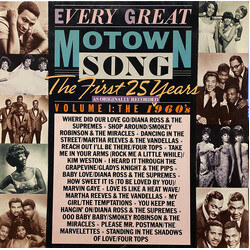 Various Every Great Motown Song: The First 25 Years - Volume 1: The 1960's Vinyl LP USED