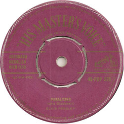 Elvis Presley Paralyzed USED VINYL 7INCH 45 RPM