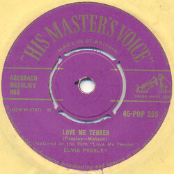 Elvis Presley Love Me Tender USED VINYL 7"