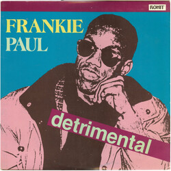 Frankie Paul Detrimental Vinyl LP USED
