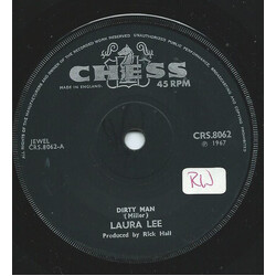 Laura Lee Dirty Man / It's Mighty Hard USED VINYL 7INCH 45 RPM